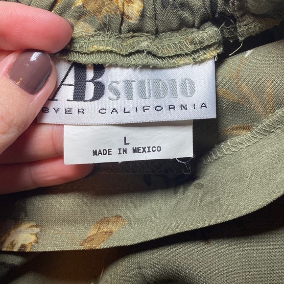AB Studio Floral Skirt - Green large - Picture 2 of 5